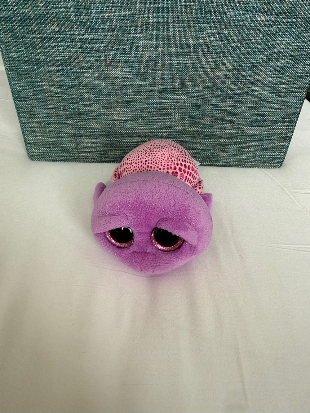 Ty Purple & Pink Sequin Turtle Plush